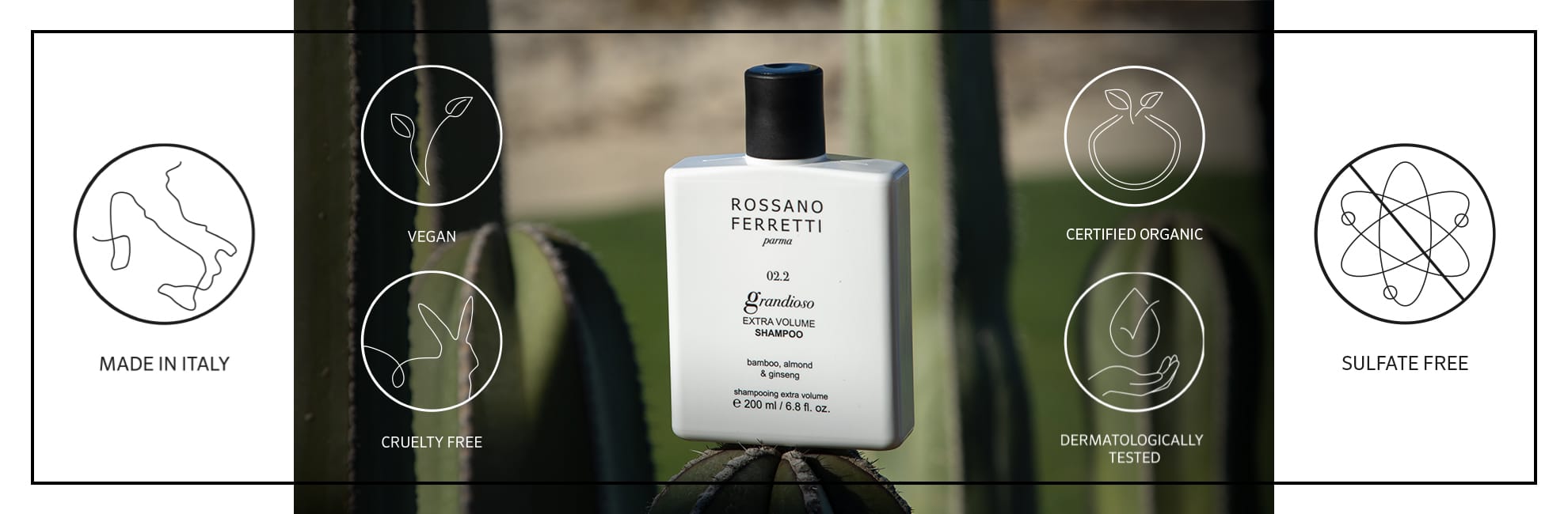 Rossano Ferretti Parma's Grandioso volumizing shampoo