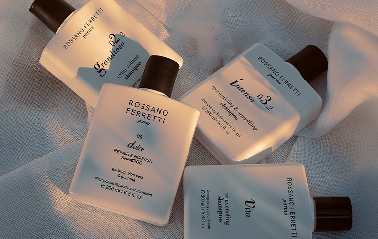 Rossano Ferretti Parma's shampoos