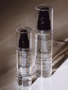 Rossano Ferretti Parma's Prodigio regenerating oil and Brillante protect and shine oil