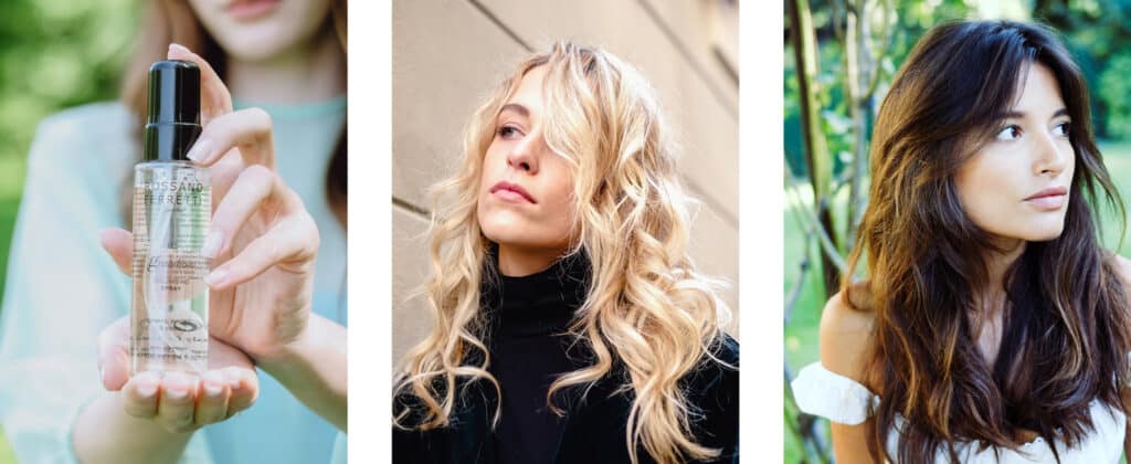 A carousel showcasing girls with different hairstyles and hairdos.