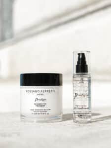  Rossano Ferretti Parma's Prodigio regenerating treatment and regenerating oil.