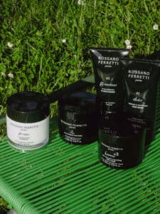 Image of Rossano Ferretti Parma's masks and conditioners.