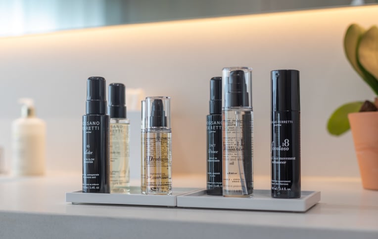 Rossano Ferretti Parma's serums and oils