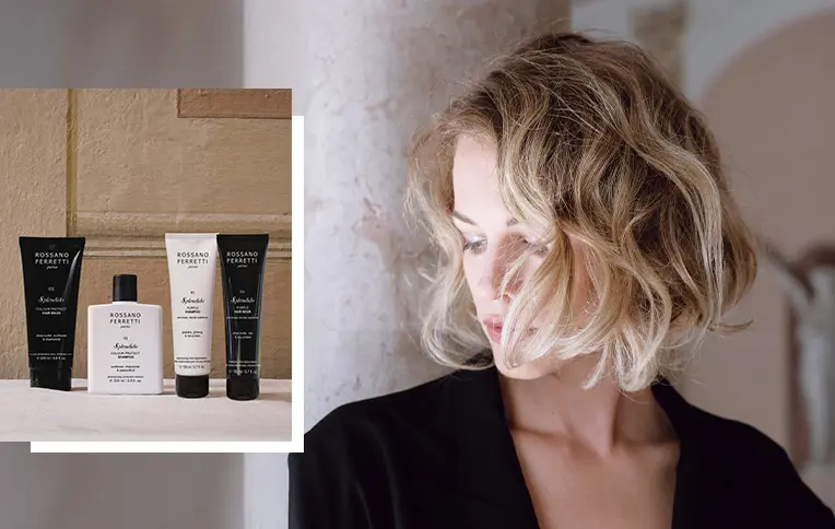 Rossano Ferretti Parma's Splendido Colour Protect shampoo and Mask and Purple shampoo and mask