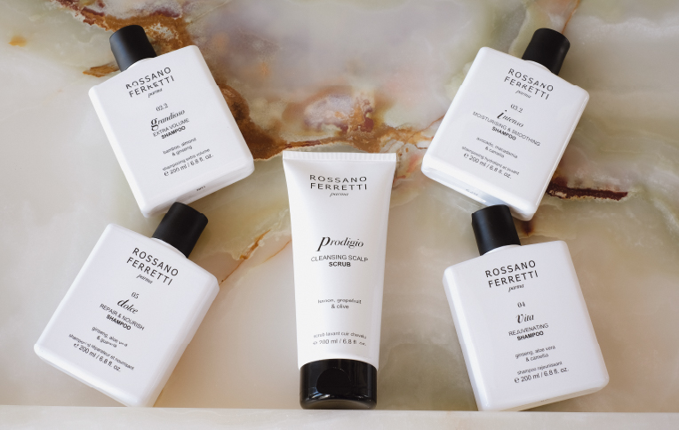 Rossano Ferretti Parma's shampoos