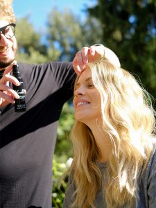 Hair movement spray