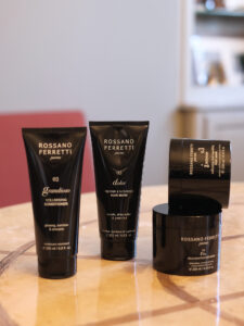 Image of Rossano Ferretti Parma's masks and conditioners.